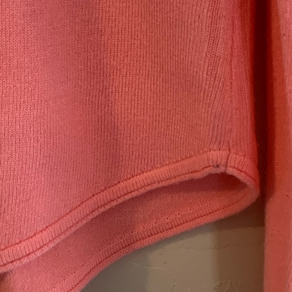 Marled Coral or Peach Long Sleeve Top Long Sleeves - Picture 5 of 7